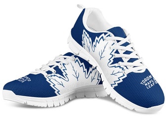 Toronto Maple Leafs Fan Unofficial Running Shoes, sneakers White Sole Unisex