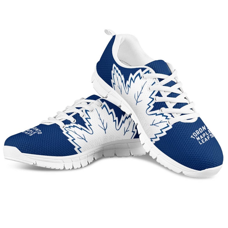 Toronto Maple Leafs Fan Unofficial Running Shoes Sneakers Etsy Canada