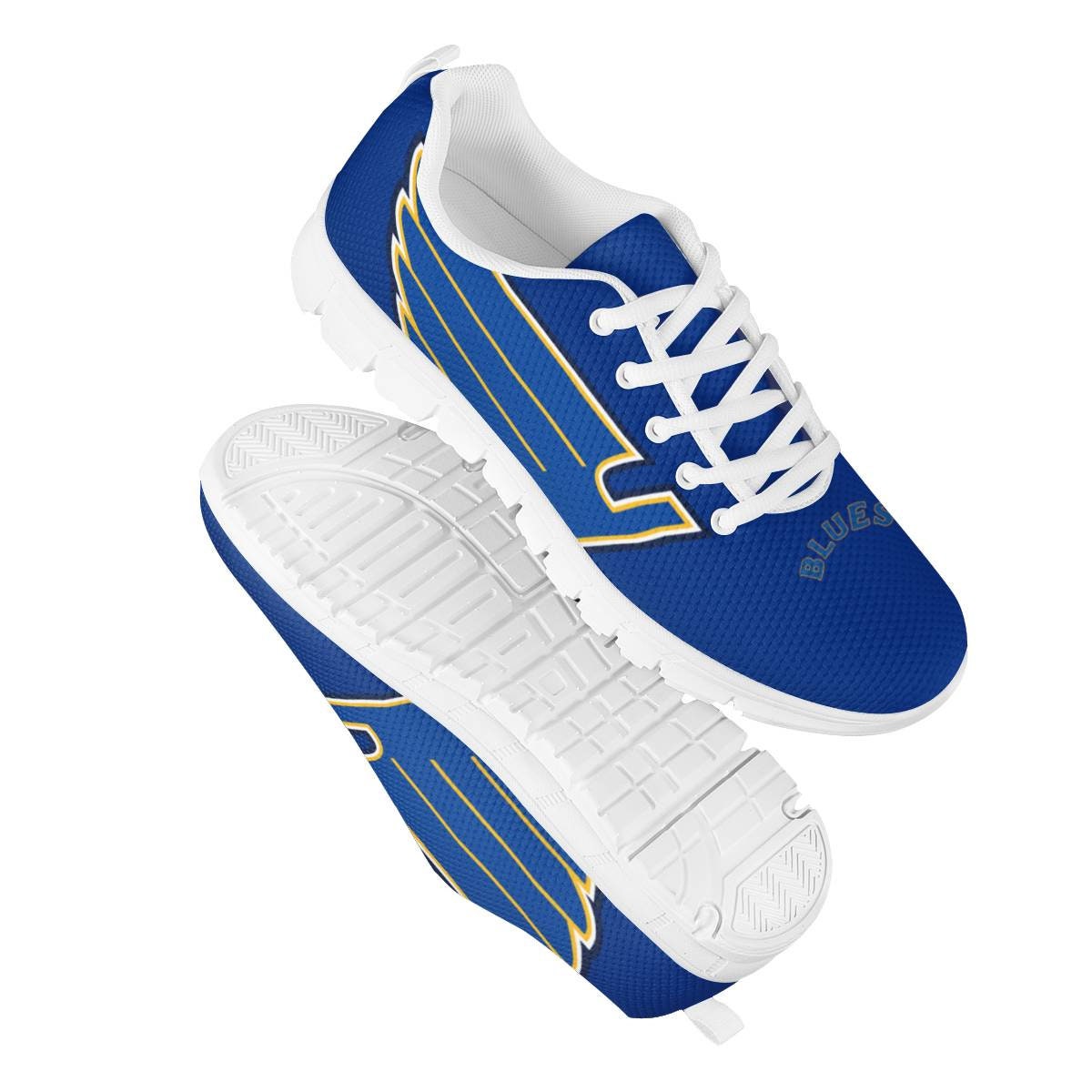 St. Louis Blues Fan Unofficial Running Shoes Sneakers White 