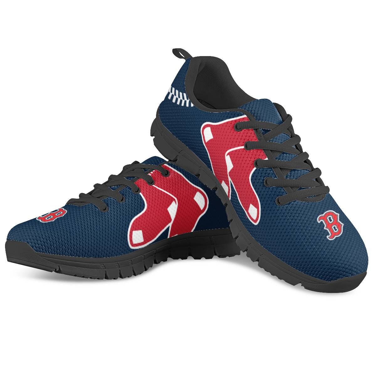 Boston Red Sox Fan Unofficial Running Shoes sneakers Black Etsy