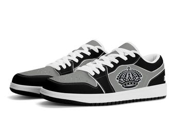 Custom Los Angeles Kings Low-Top Sneakers - Personalized NHL Fan Shoes