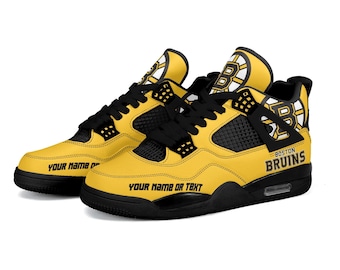 Boston Bruins Fan Unofficial High top Shoes, sneakers, trainers Unisex