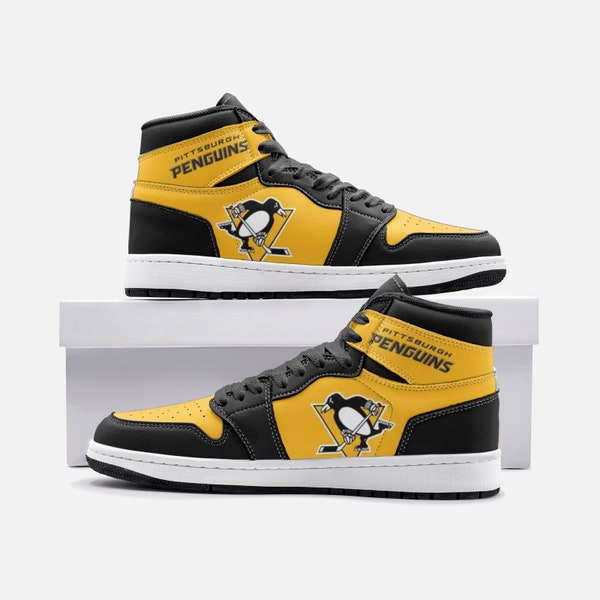 Pittsburgh Penguins  Fan Unofficial Running Shoes, sneakers White Sole Unisex