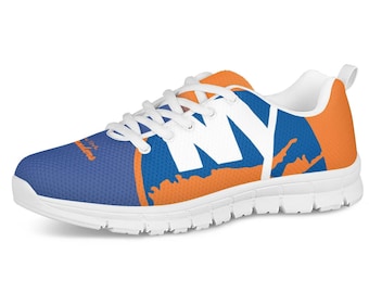 New York Islanders Fan Unofficial Running Shoes, sneakers White Sole Unisex
