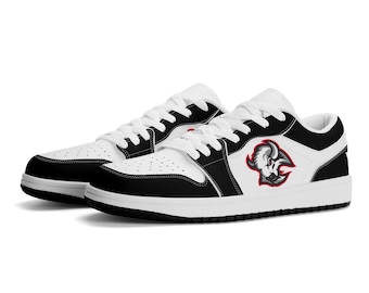 Custom Buffalo Sabres Retro Goathead Low-Top Sneakers - Personalized Hockey Fan Shoes