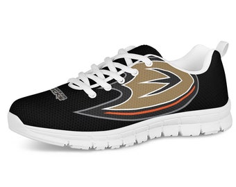 Anaheim Ducks Fan Unofficial Running Shoes, sneakers White Sole Unisex