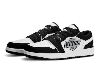 Custom Los Angeles Kings Low-Top Sneakers - Personalized NHL Fan Shoes