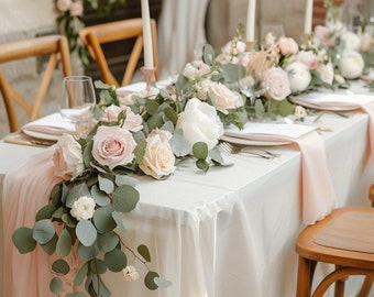 Eucalyptus garland Flower garland Wedding backdrop  Bridal shower decorations  Bridal shower backdrop  Wedding planning  Wedding garland