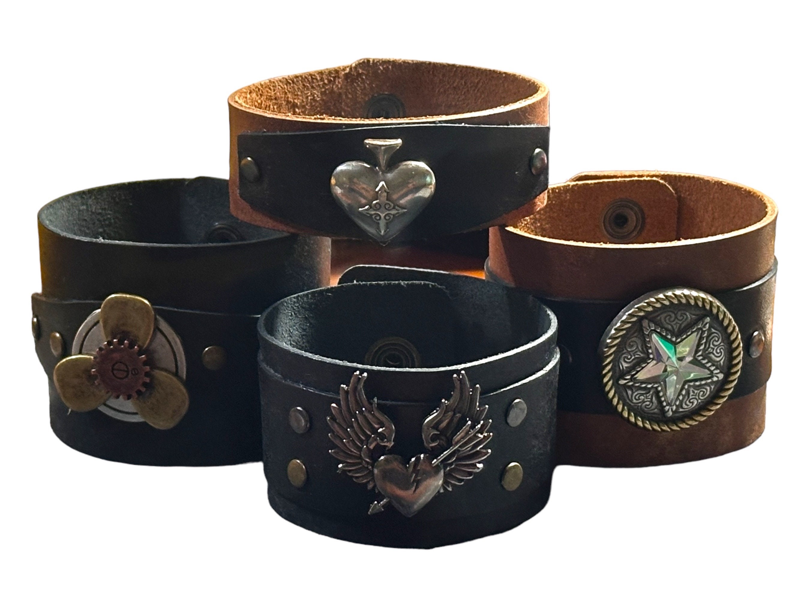 Leather Bracelet Cutting Die, 8.5 INCH Long, 2-1.5-1 INCH Wide