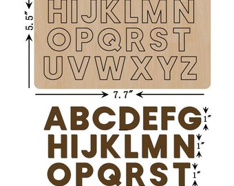 Sizzix Fun Serif Uppercase Alphabet Replacement Letters; Choice
