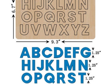 Sizzix Fun Serif Uppercase Alphabet Replacement Letters; Choice