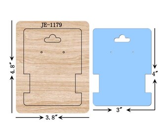 Earring Card Display Cutting Die, 4 X 3 Inch, Sizzix Compatible, JE1179