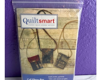 Quiltsmart Cell Phone Bag Sewing Pattern Pack Fusible Interfacing Craft Kit