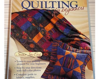 Quilting for Beginners Seams Sew Easy Coats Clark Spiral Bound Hardcover Vintage Craft Book