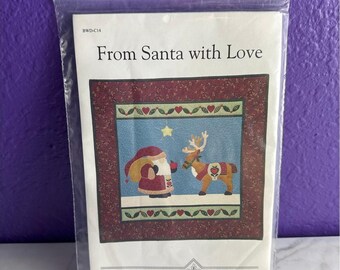 From Santa with Love Christmas Wallhanging Quilt Pattern & Fabric Kit Brandywine Design