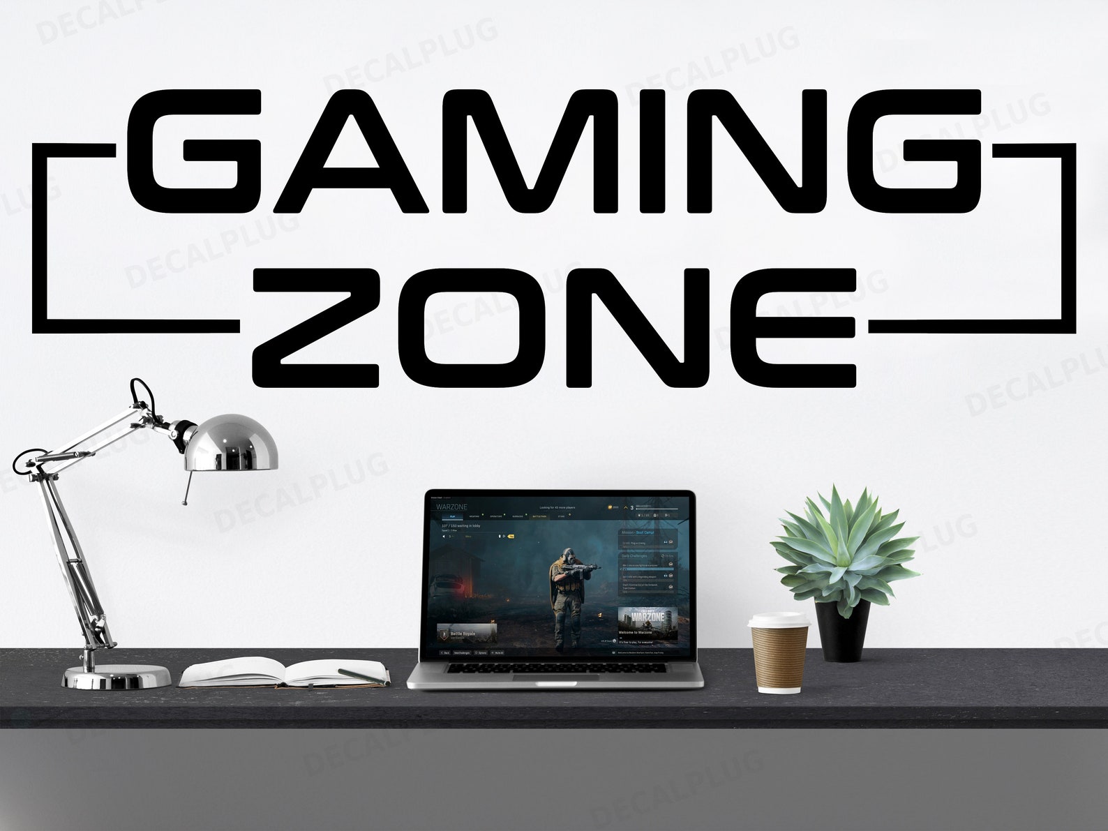 GAMING ZONE Decal Large Gaming Decal Eat Sleep Decal Gaming Etsy