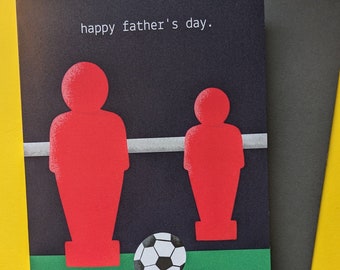 Foosball Father's Day Card | Father's Day Card | Sport Dad
