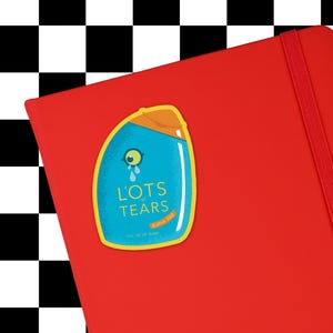 Lots of Tears Retro Sticker (Matte + Weather-resistant)
