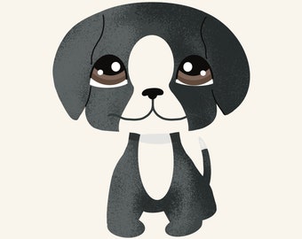 Custom Pet Portrait: Littlest Pet Shop Style (Digital Download)