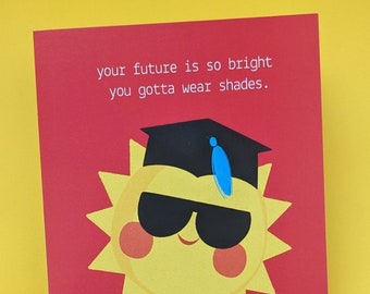 Future So Bright Sun Sunglasses Graduation Greeting Card