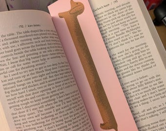 Dachshund Laminated Bookmark