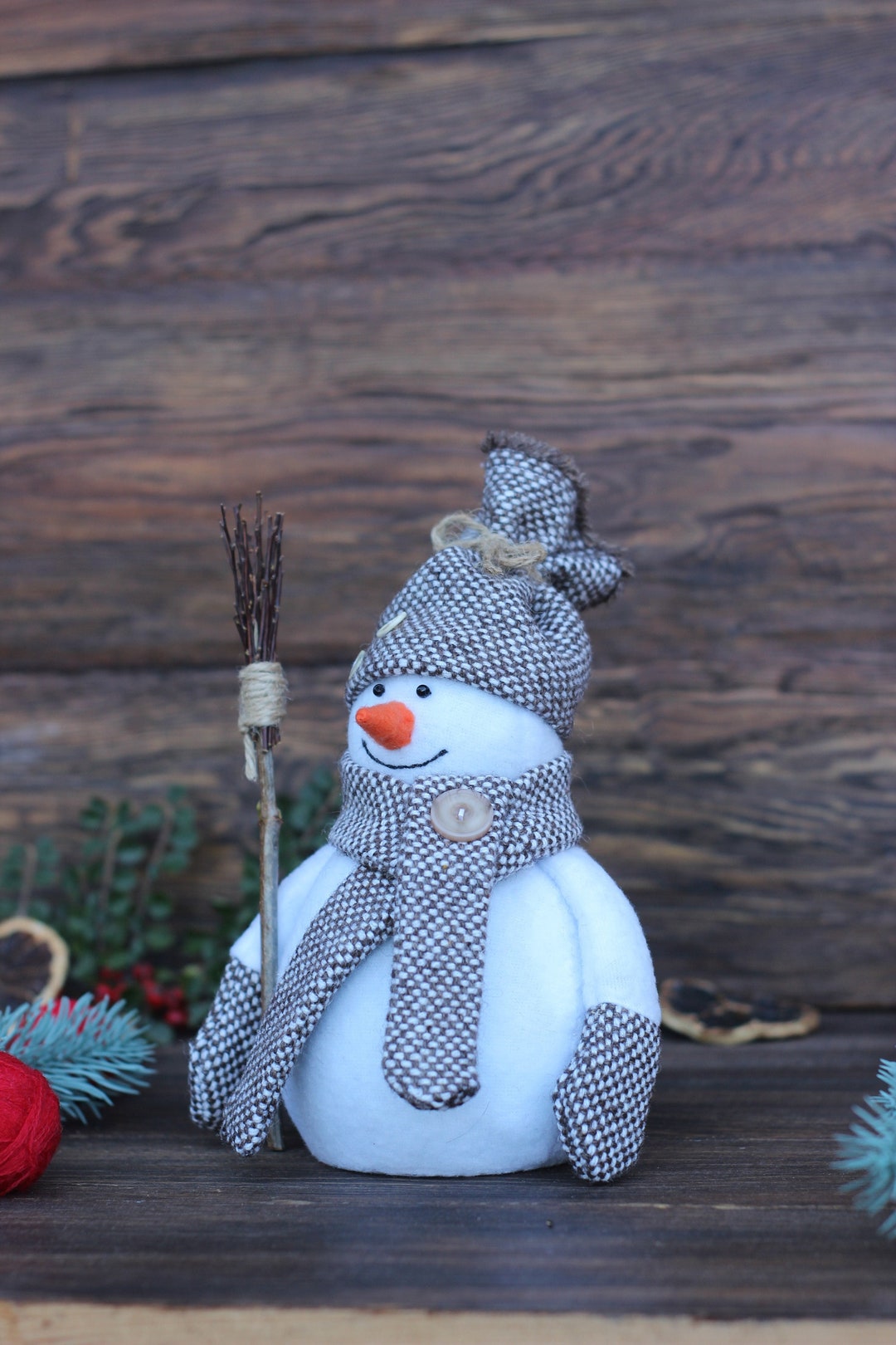Chunky Snowman Shelf Sitter Snowman Tiered Tray Decor Etsy