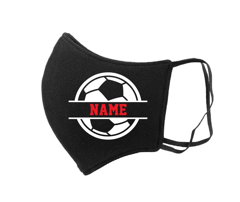 CUSTOM Soccer Ball Face Mask Team Masks ADULTS Face Etsy