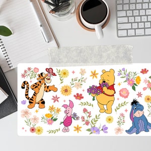 Winnie the Pooh, Sublimation print, Ready-to-press, Glass can wrap, Sublimation mug wrap, Sublimation Tumbler print, sublimation wrap, wraps
