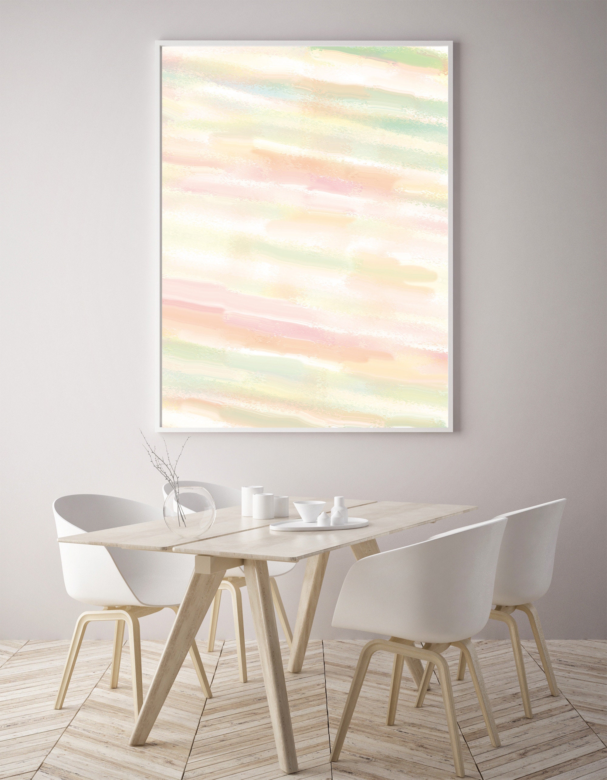 Abstract Wall Decor Pastel Wall Art Printable Wall Art Etsy