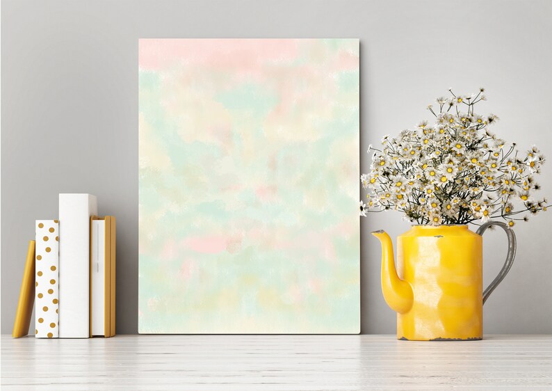 Pastel Wall Art Abstract Wall Art Printable Wall Art Living Etsy