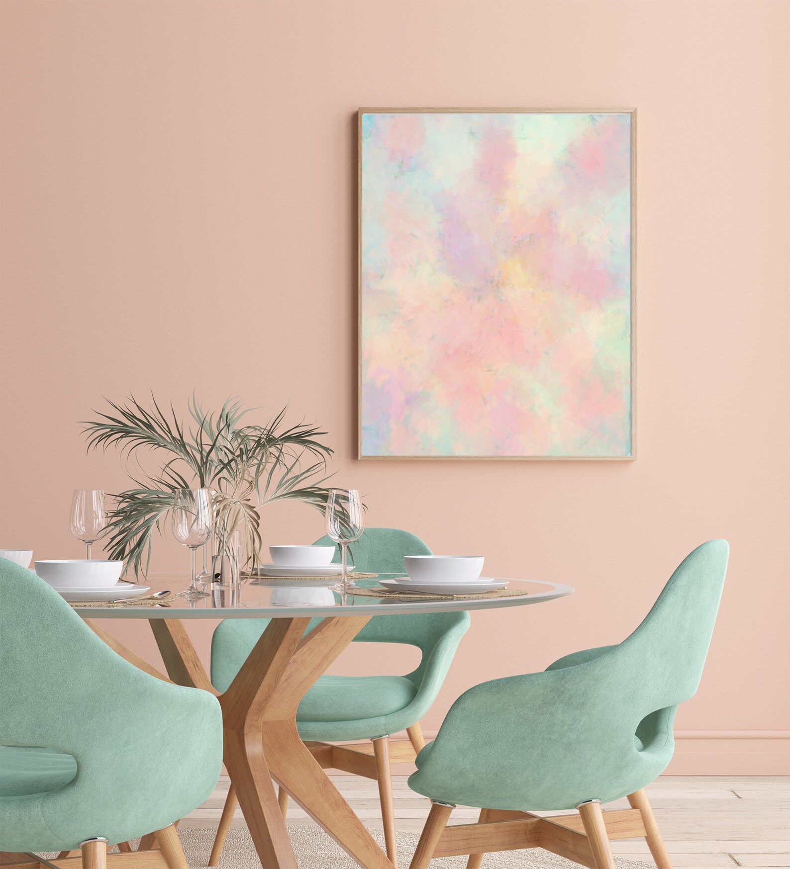 Pastel Wall Art Abstract Wall Art Printable Wall Art Blue Etsy