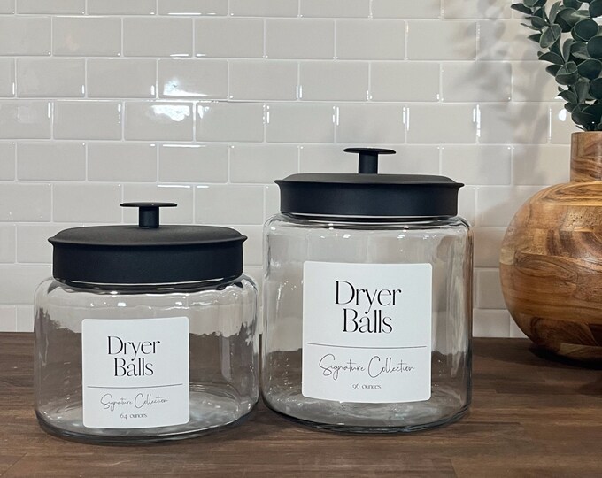 LAUNDRY JAR Laundry Room Decor Pod Canister Laundry Powder Container
