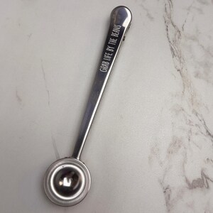 Coffee Scoop and Clip Silver