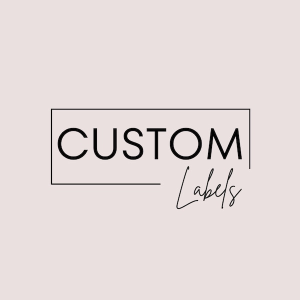Custom Labels for Bottle and Jars | Waterproof Labels | Made to Order
