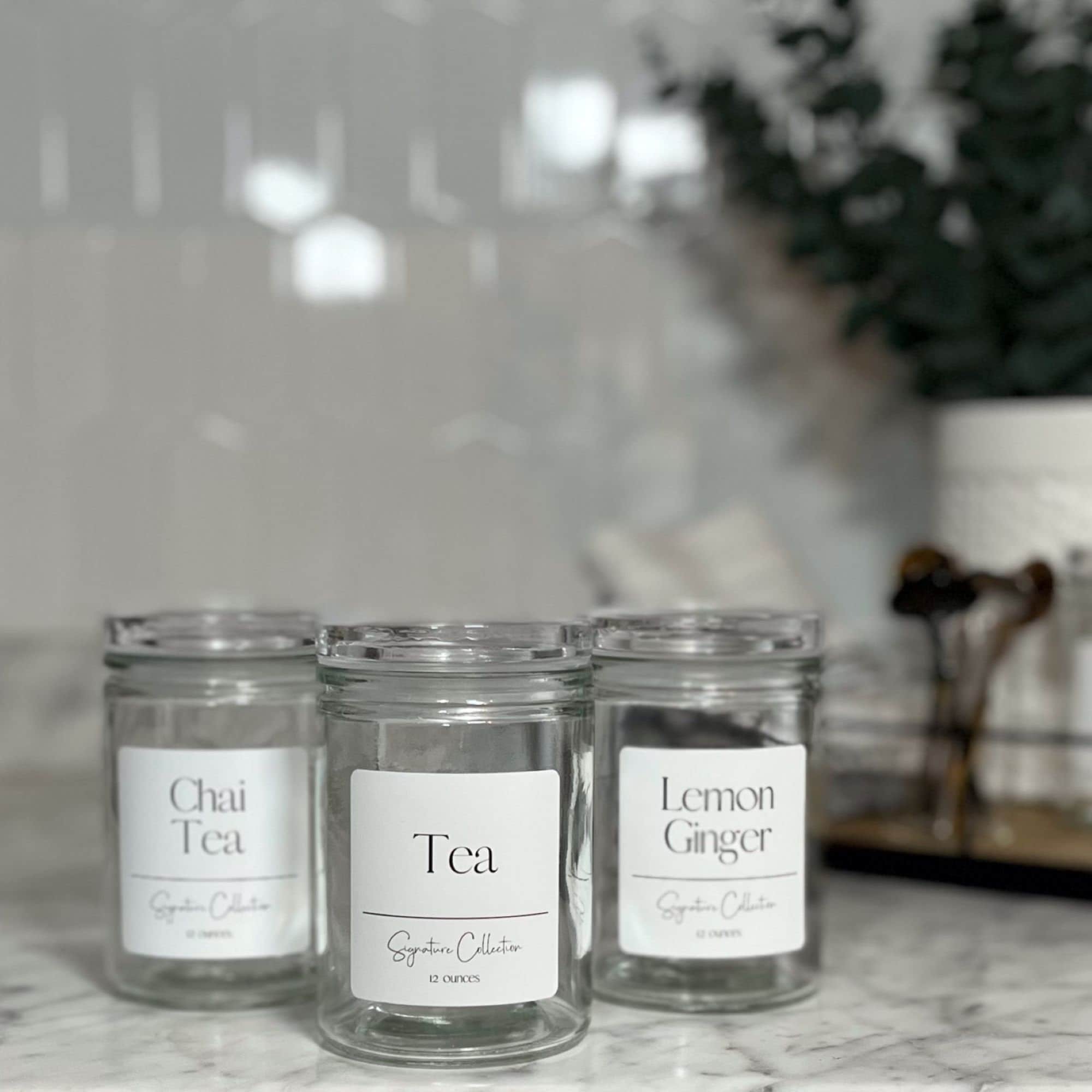 Loose Leaf Tea Jar Signature Coffee Collection Refillable Etsy