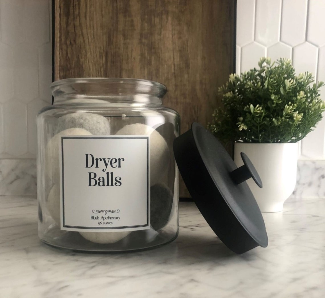 Laundry Collection Laundry Jar Dryer Balls Laundry Pods Etsy