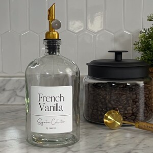 25-ounce Coffee Syrup Apothecary Bottle With Weighted Pour Spout