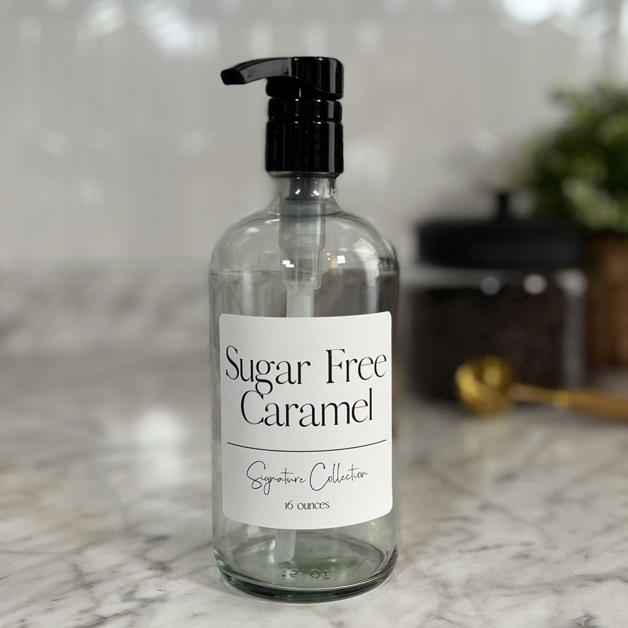 Coffee Syrup Pump Bottle Signature Coffee Collection Etsy