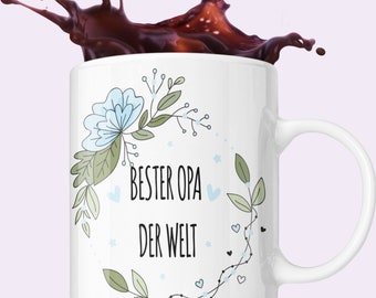 Tasse Bester Opa Deko Geschenk Kaffee Tee Tasse Design Weihnachten