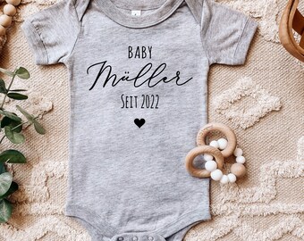 Baby bodysuit romper for babies children for 3, 6, 12, 18 months gift idea baby boy girl newborn funny gift personalized name