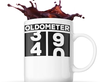 Oldometer 40. Geburtstagsgeschenk Tasse Geburtstag besonderes Geschenk 40. geburtstag 40 Jahre 40. bday