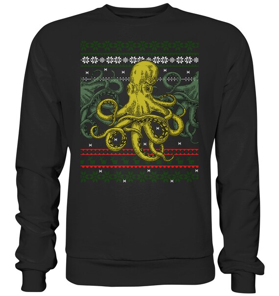 Octopus christmas sweater sale