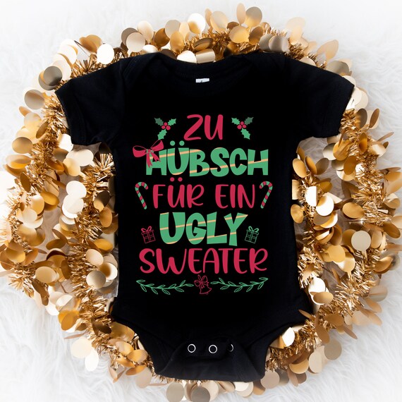 Body bebe trop joli pour un pull moche Body bebe bio Etsy France