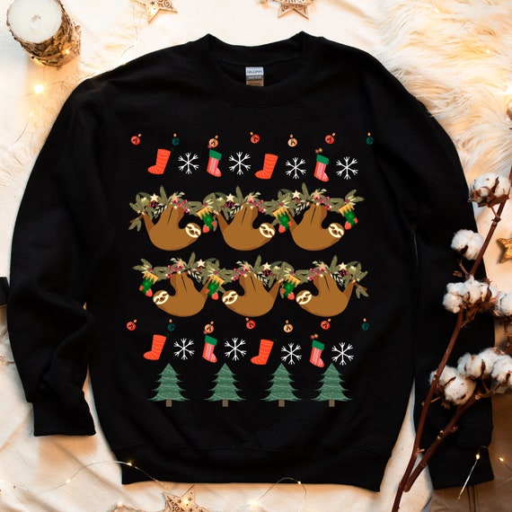 H&m sloth christmas hot sale sweater
