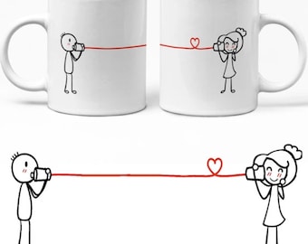 Couple Tasse Liebe ( 2er Set ) 2 Tassen für Verliebte