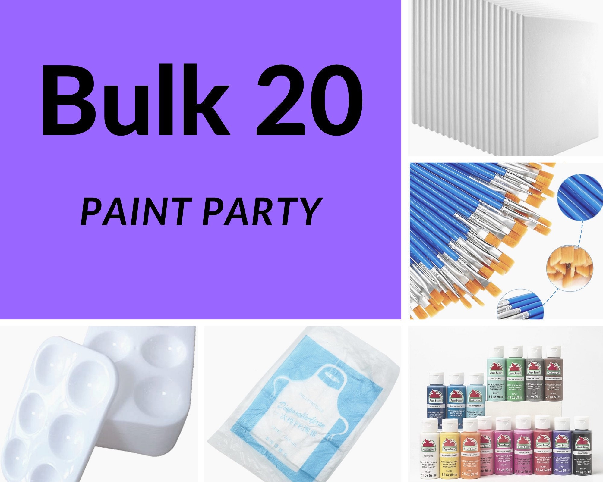 Bulk 20 Paint Kits Etsy