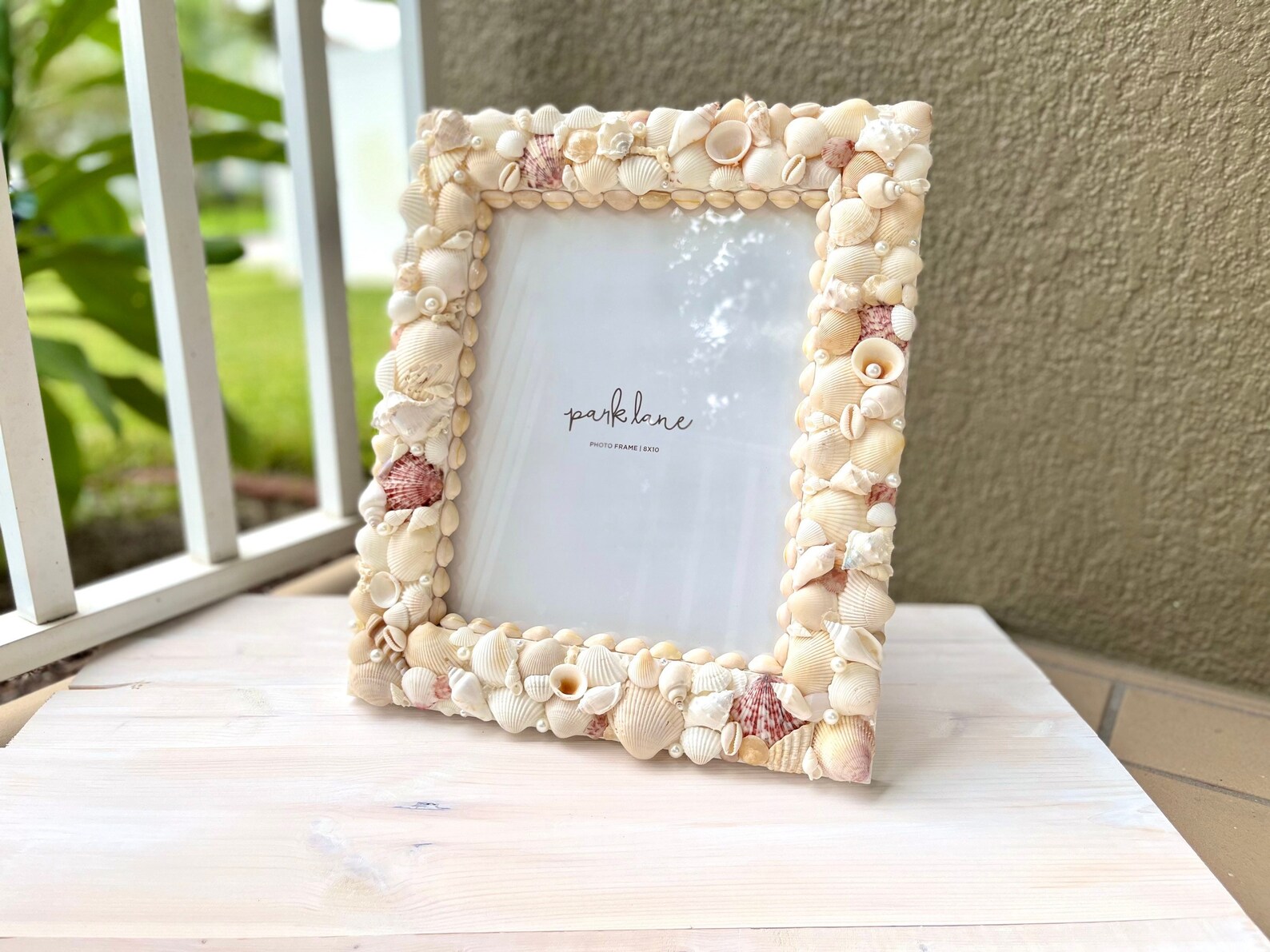 Beach Picture Frame 8x10 Seashell Picture Frame Palm Beach Etsy