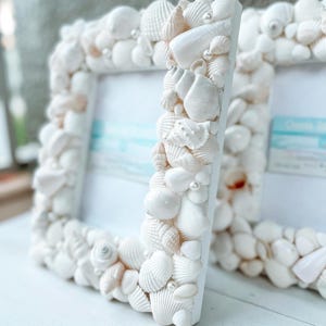 Shell Picture Frame, Metal Tabletop Frame - Etsy