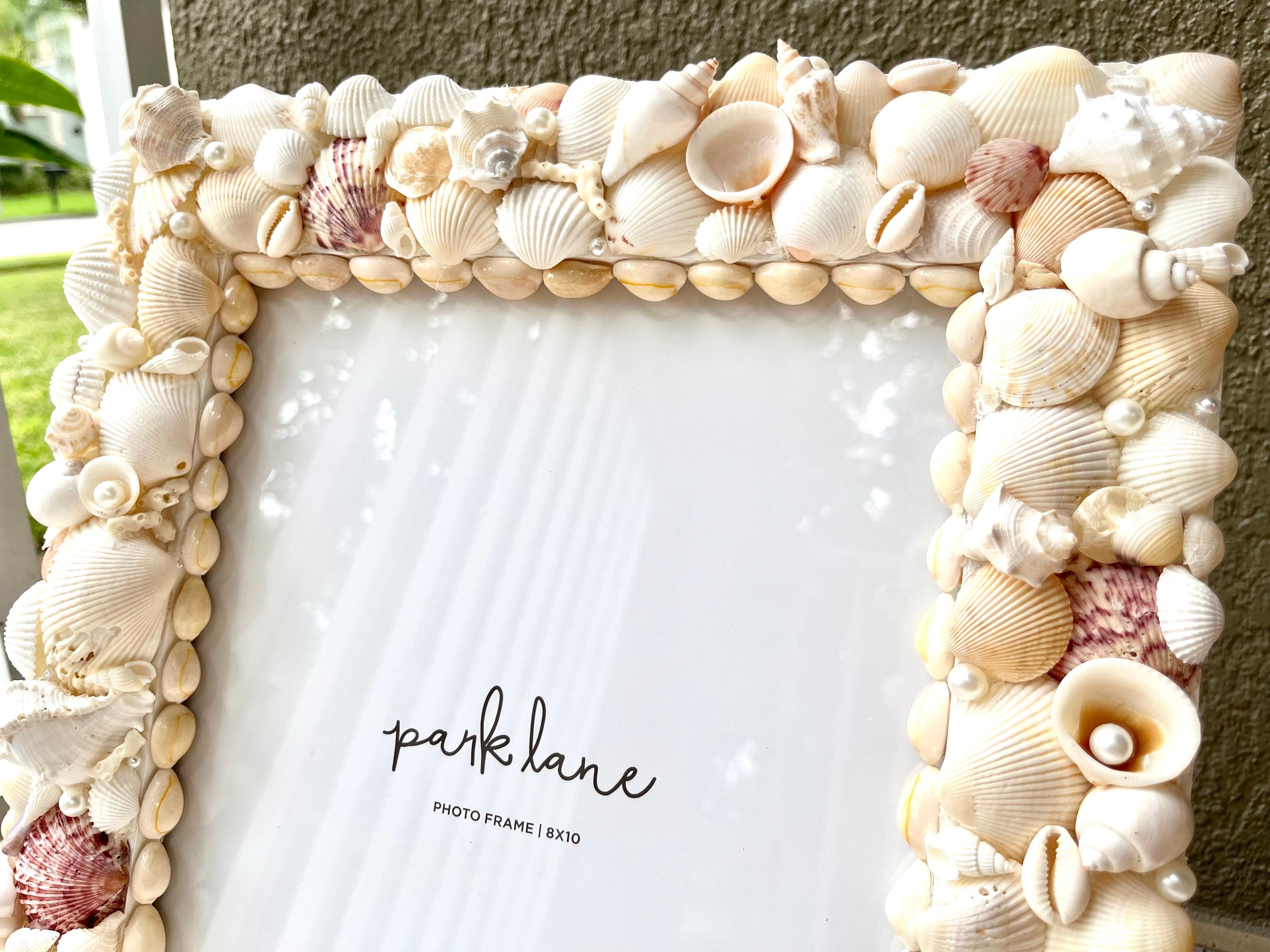 Beach Picture Frame 8x10 Seashell Picture Frame Palm Beach Etsy