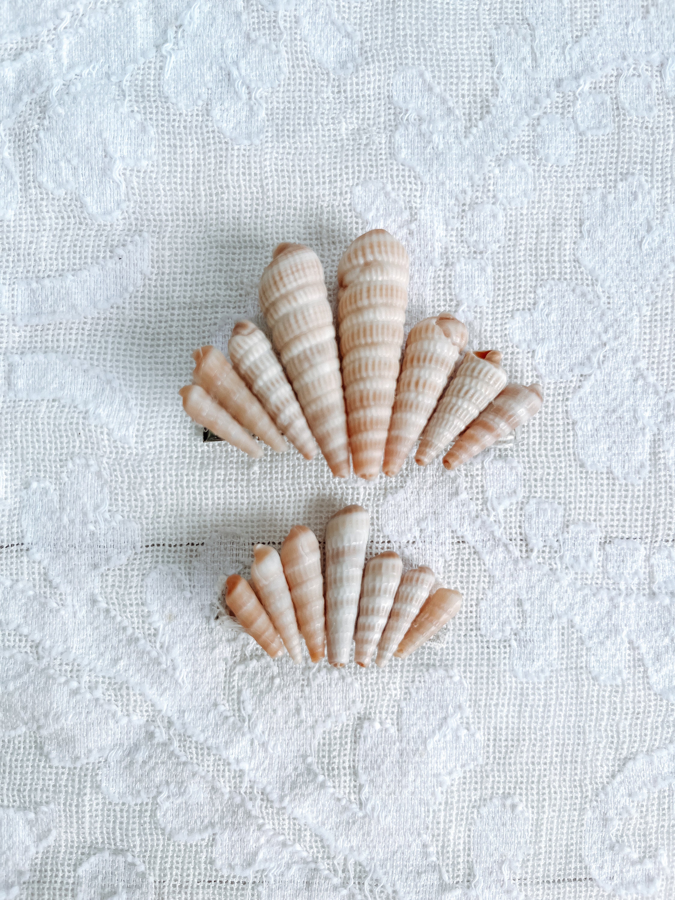 Seashell Hair Clip: Real Florida Shells, Beach Wedding  display picture 2